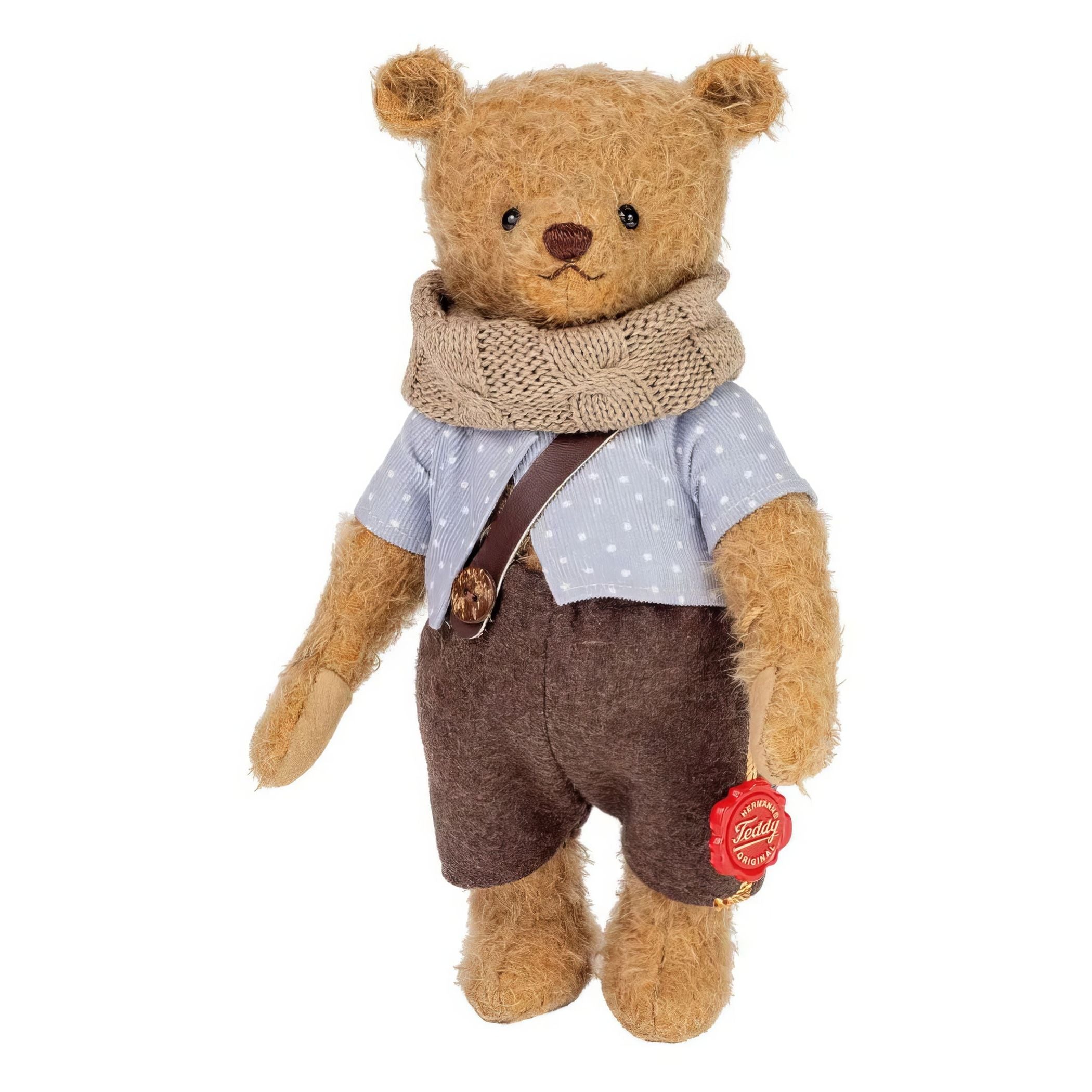 Teddy Hermann 91362 Teddy 30 cm, peluche, orsacchiotto, con Teddy Hermann 91362 Teddy 30 cm, peluche, orsacchiotto, con