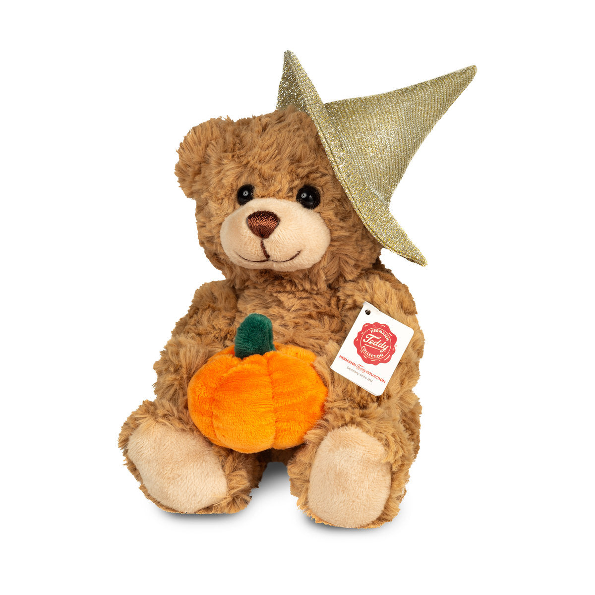 Teddy-Hermann Halloween Teddy With Pumpkin