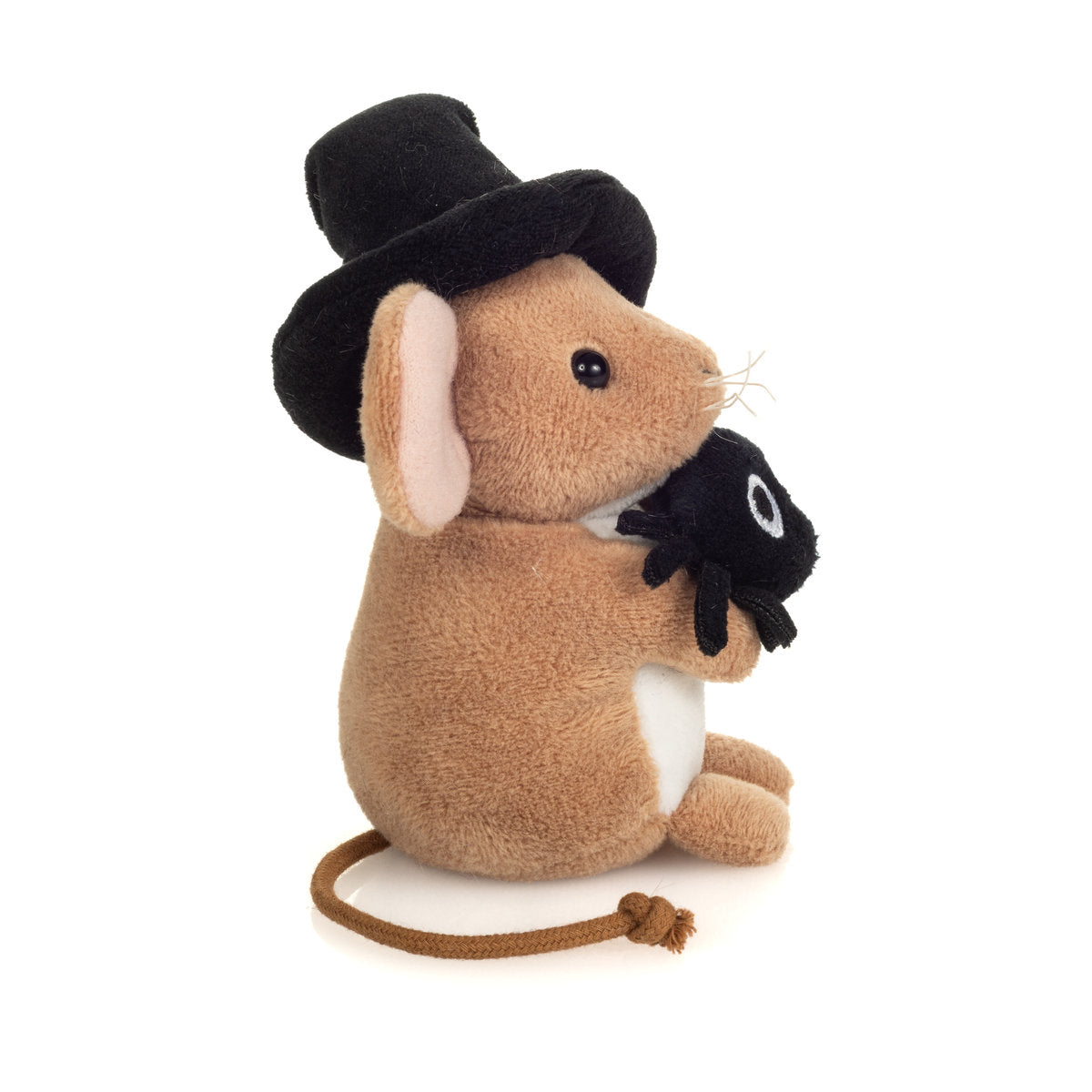 Teddy-Hermann Small Halloween Mouse With Spider