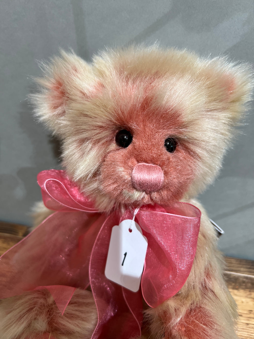 Charlie Bears Plush Collection Saturday Pink & Beige 28cm Bear | UK