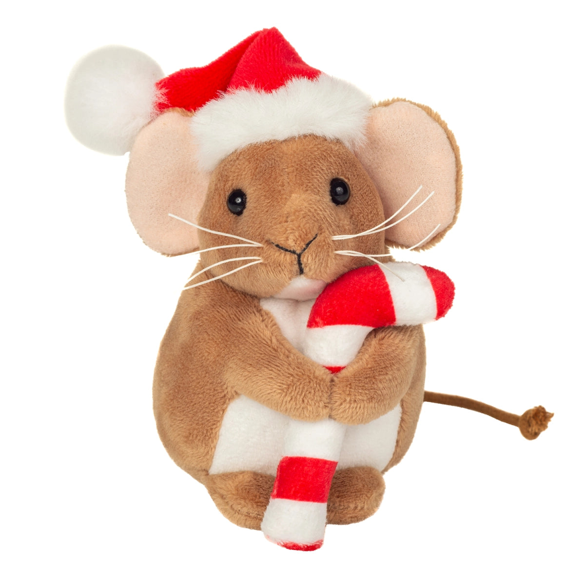 Small Christmas Mouse with Candycane