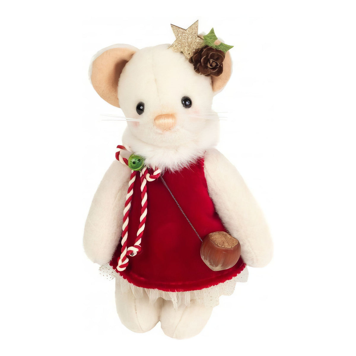 Teddy Mouse Teddy-Hermann Christmas Mouse Francesca – Little Teddy Shop