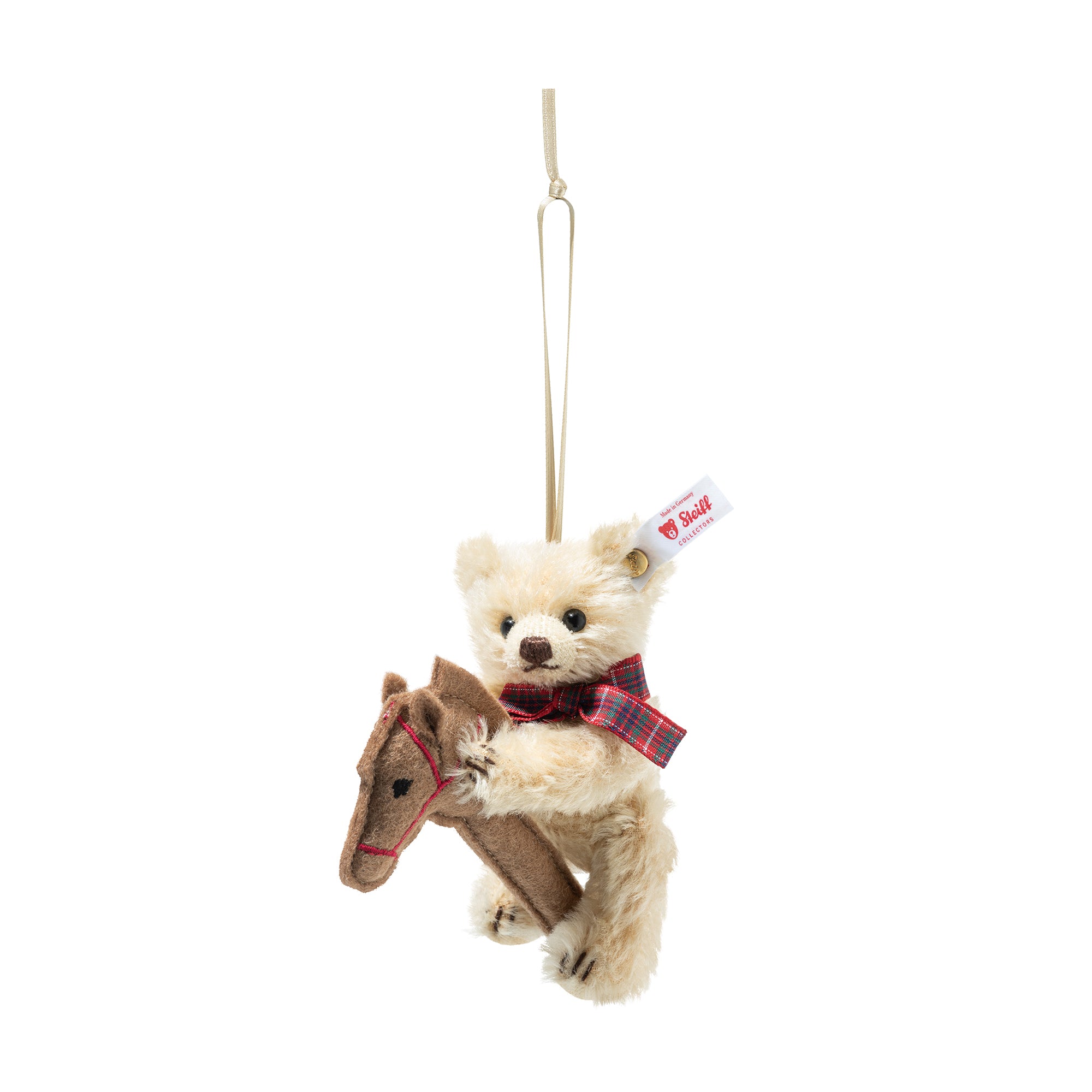 Teddy Bear With Hobbyhorse Ornament