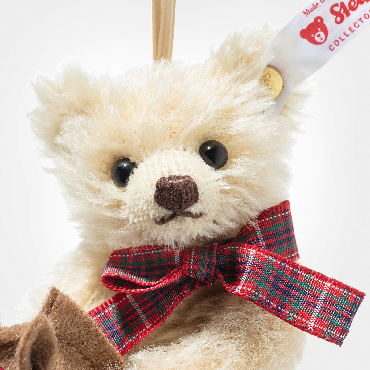Steiff Teddy Bear With Hobbyhorse Ornament