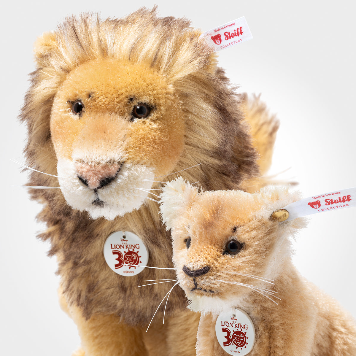 Steiff Mufasa and Simba Set