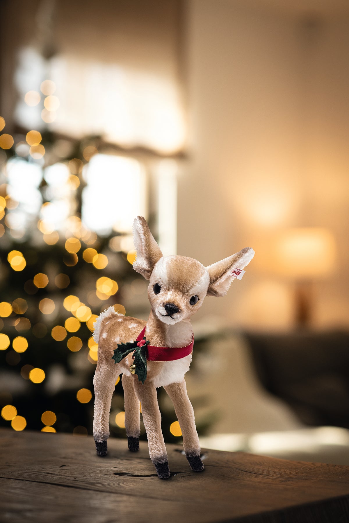 Steiff Rieke Christmas Fawn